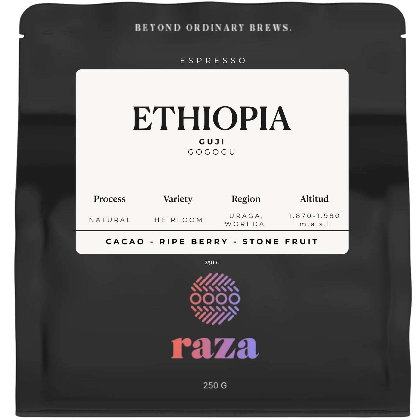 ETHIOPIA, Guji Gogogu - Espresso Roast