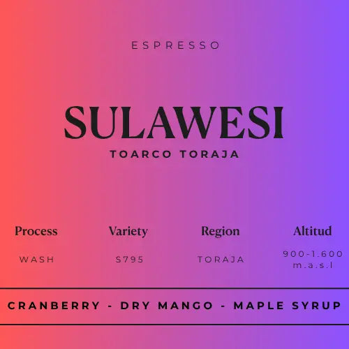 SULAWESI,TOARCO TORAJA - Espresso Roast