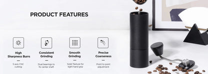 C3S Hand Coffee Grinder Black