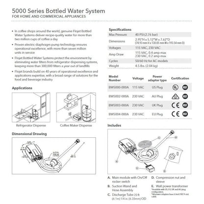 FLOJET 5000 Series - Single